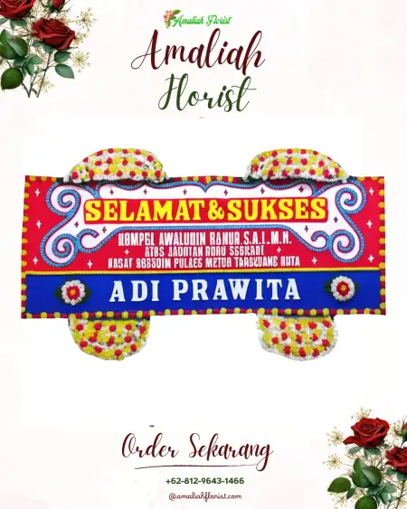 Papan Bunga Ucapan Selamat Noborejo